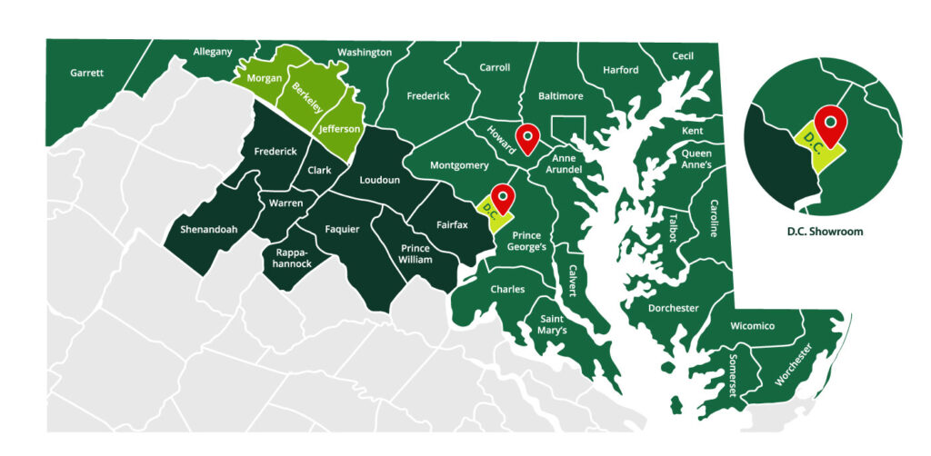 Chesapeake Lighting Territory Map
